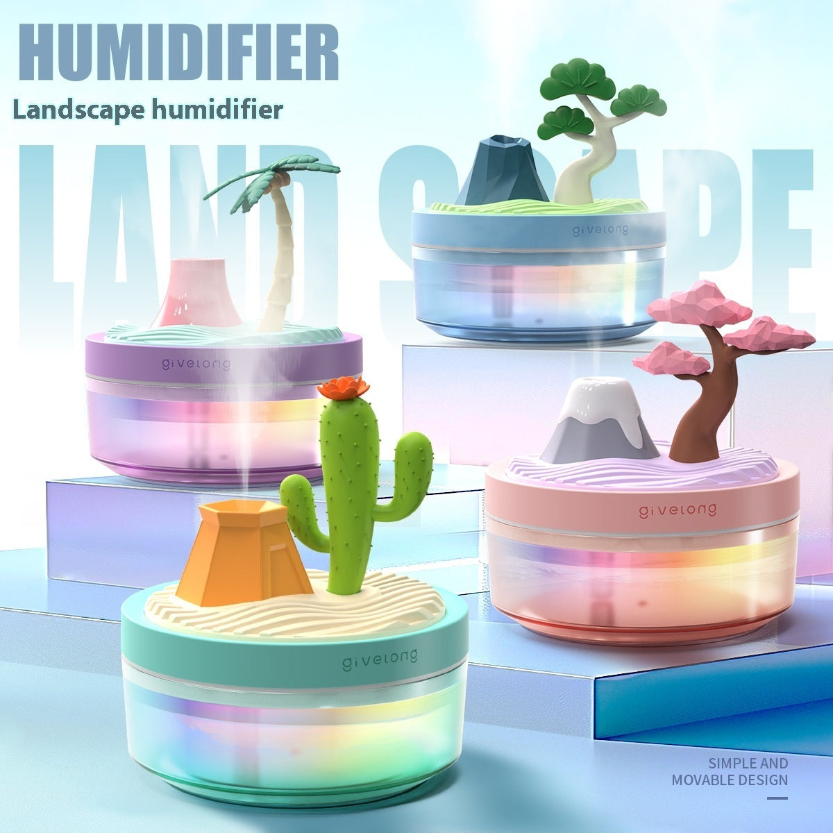 Seasonal Biome USB Humidifier