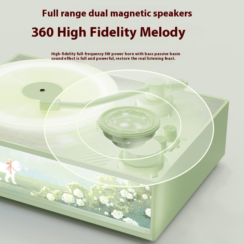 Fragrance Diffuser Vinyl Bluetooth Speaker