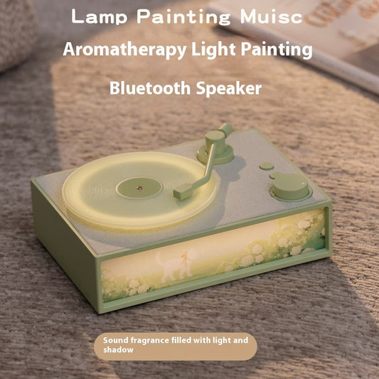 Fragrance Diffuser Vinyl Bluetooth Speaker